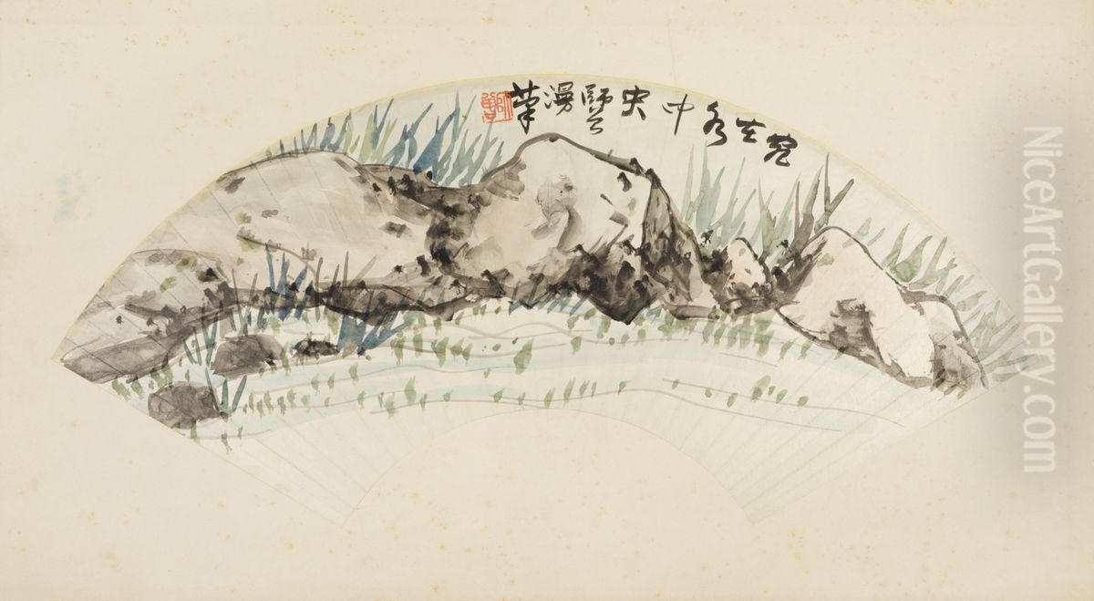 <<chen heng ke lan shi tu shan mian>> Oil Painting by Chen Shizeng