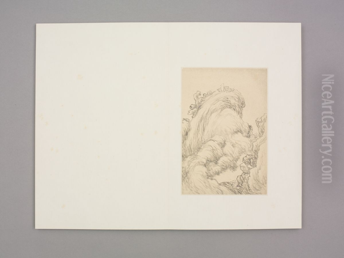 <<huang yi shan shui ta ben he ce>> Oil Painting by Huang Yi