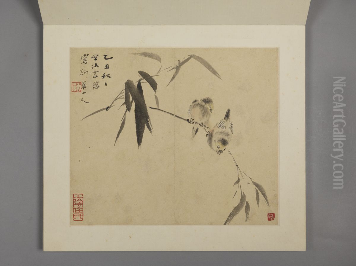 <<hua nie hua niao ce>> Oil Painting by Hua Yan