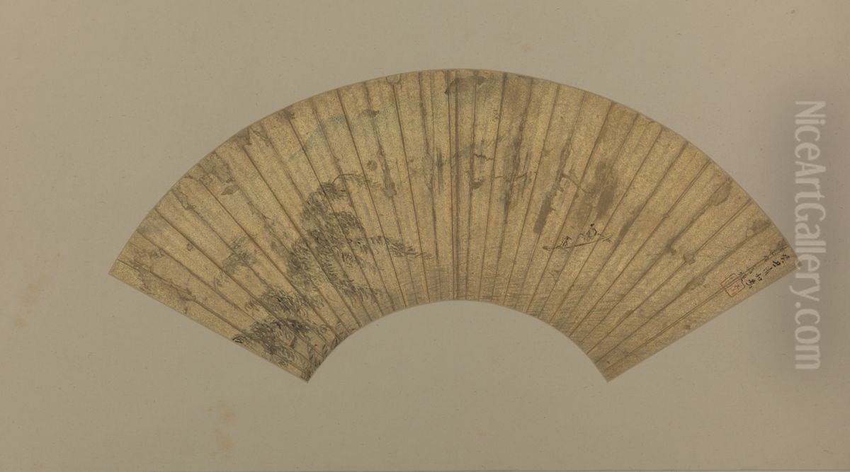 <<cheng jia sui feng yu gui zhou shan>> Oil Painting by Cheng Jiasui