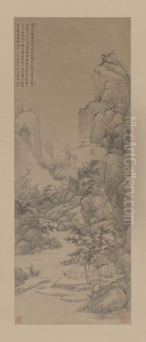 <<wang hui zhu qu zhou>> Oil Painting by Wang Hui