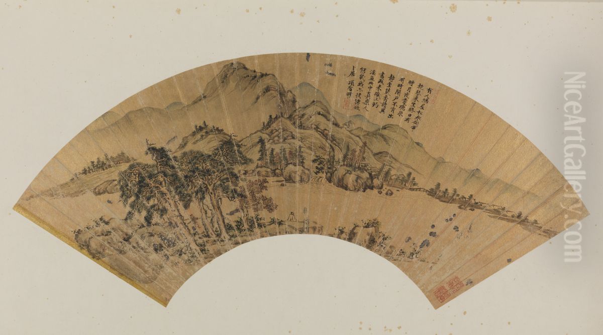 <<xiang sheng mo shan shui shan>> Oil Painting by Xiang Shengmo