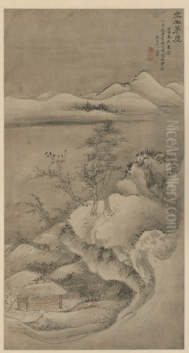 <<wang hui kong shan fang wu zhou>> Oil Painting by Wang Hui