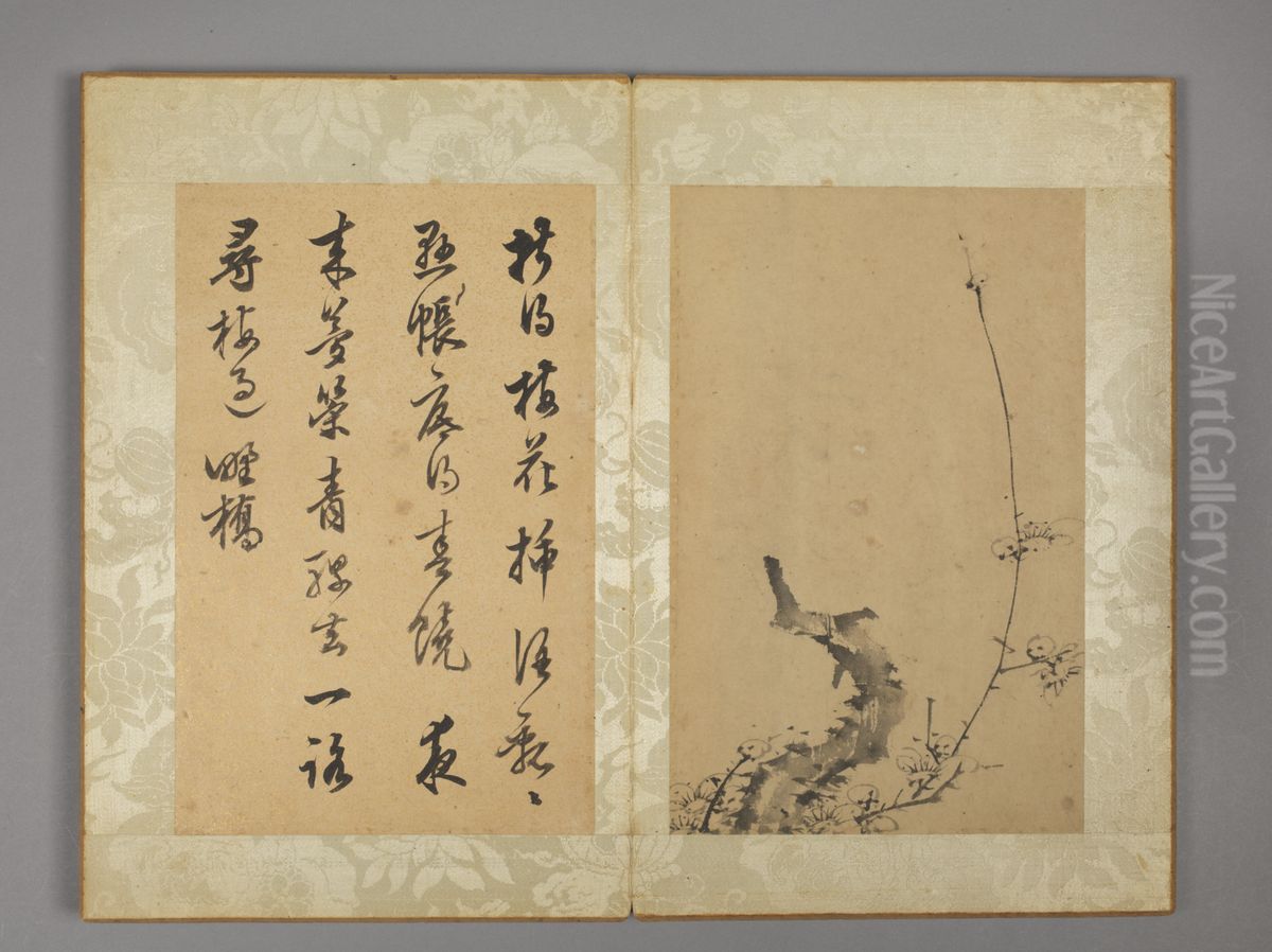 <<chen ji ru mei hua dui ti tu ce>> Oil Painting by Chen Jiru