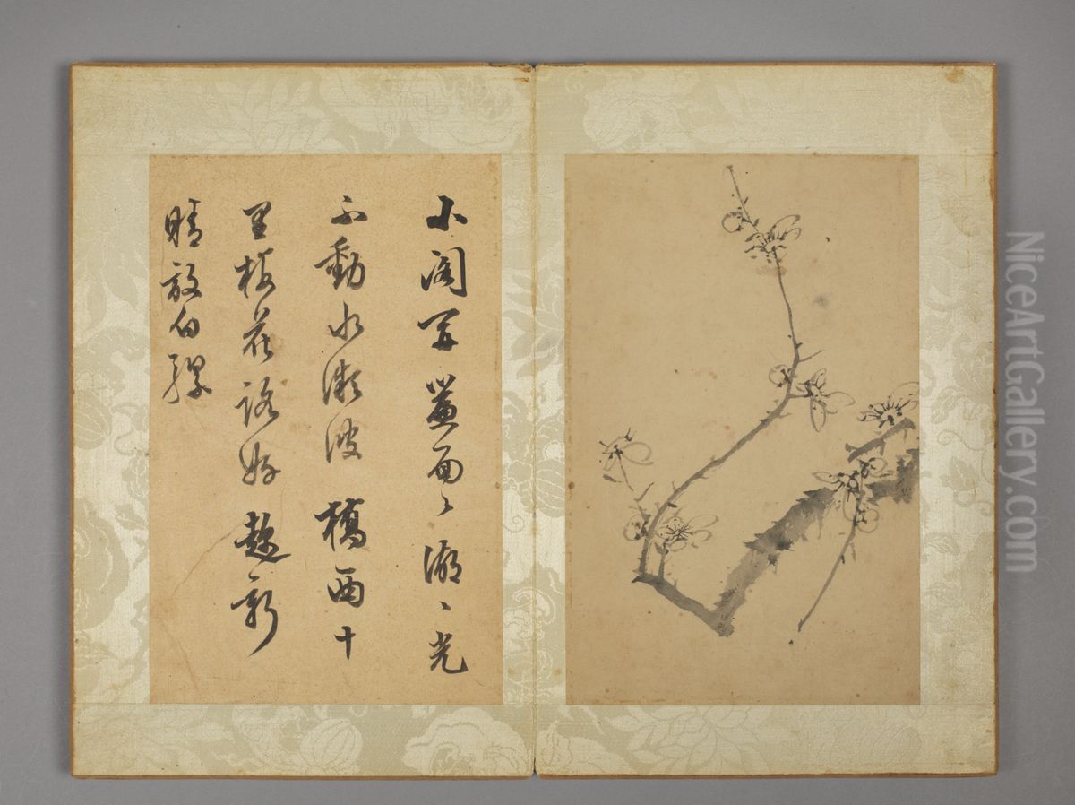 <<chen ji ru mei hua dui ti tu ce>> Oil Painting by Chen Jiru