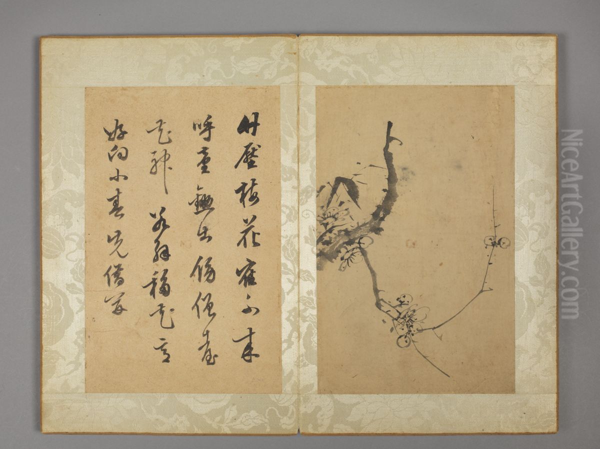 <<chen ji ru mei hua dui ti tu ce>> Oil Painting by Chen Jiru