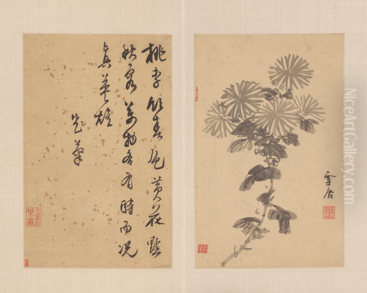 <<sun ke hong hua hui ce>> Oil Painting by Sun Kehong