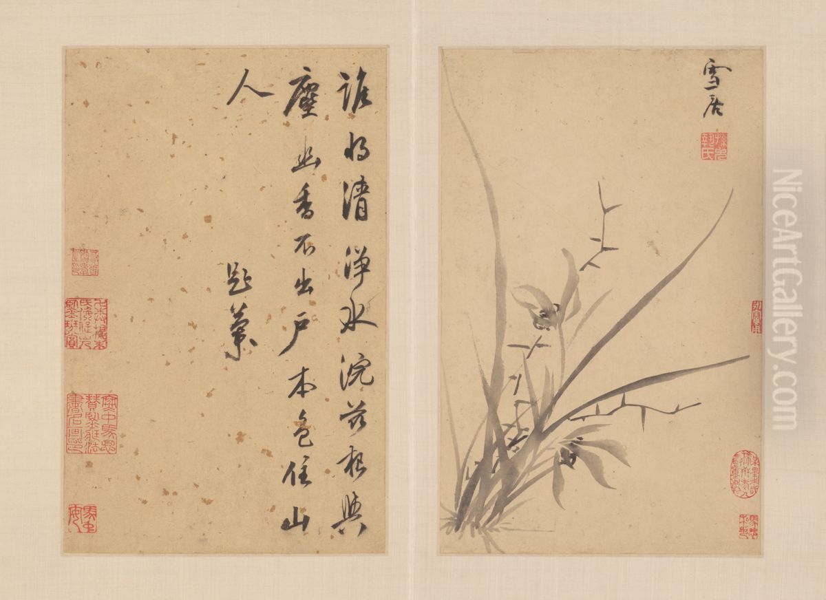 <<sun ke hong hua hui ce>> Oil Painting by Sun Kehong