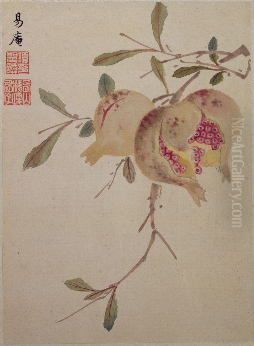 <<xiang sheng mo shan shui hua guo ce>> Oil Painting by Xiang Shengmo