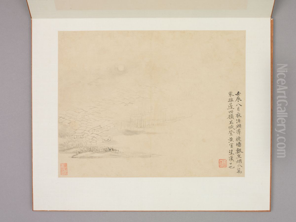 <<huang yi wu sheng shi yi tu ce>> Oil Painting by Huang Yi