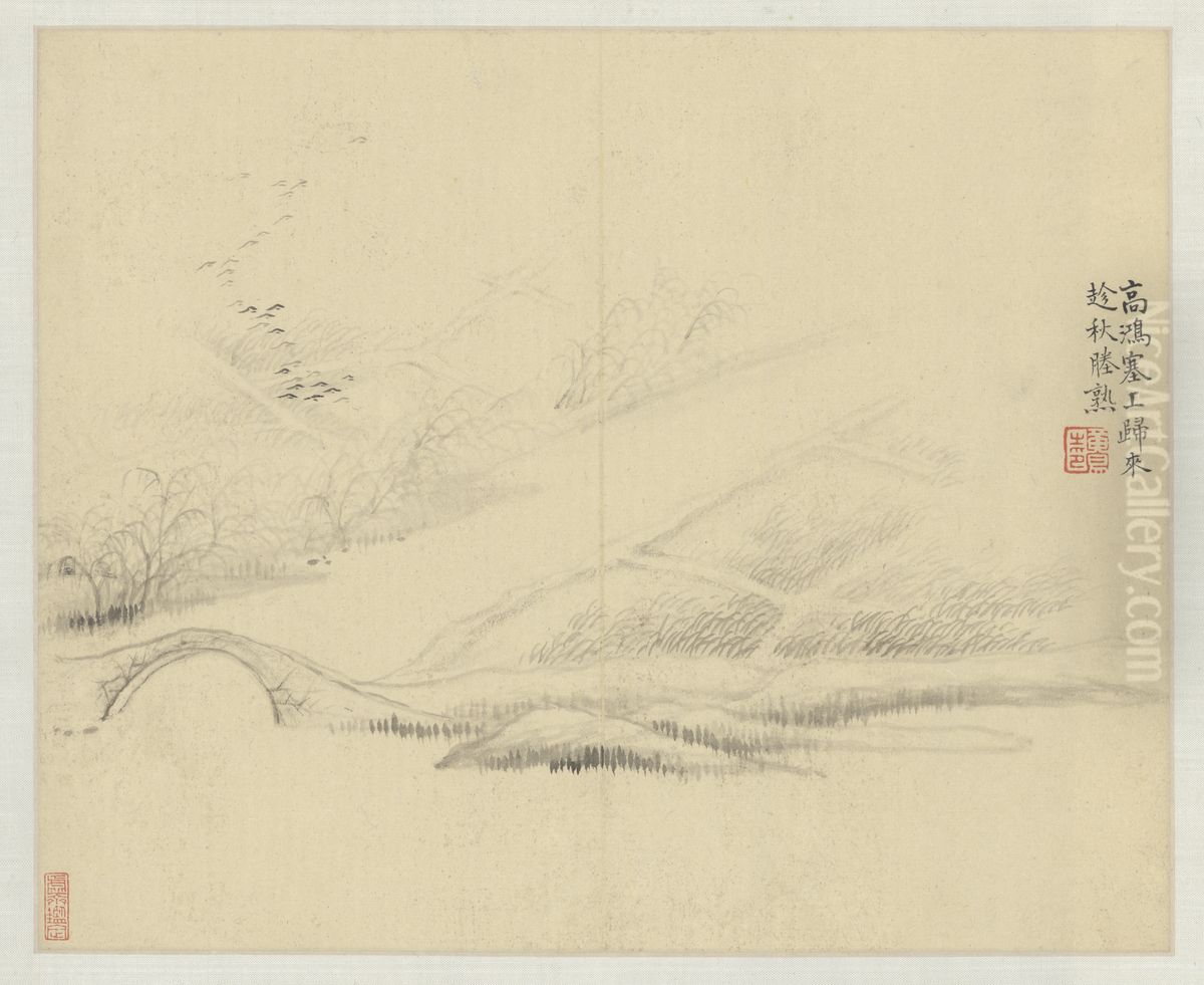 <<huang yi wu sheng shi yi tu ce>> Oil Painting by Huang Yi