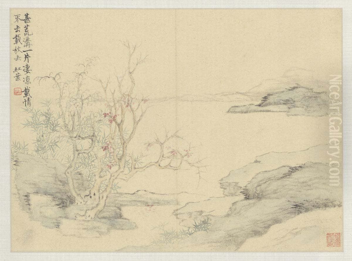 <<huang yi wu sheng shi yi tu ce>> Oil Painting by Huang Yi