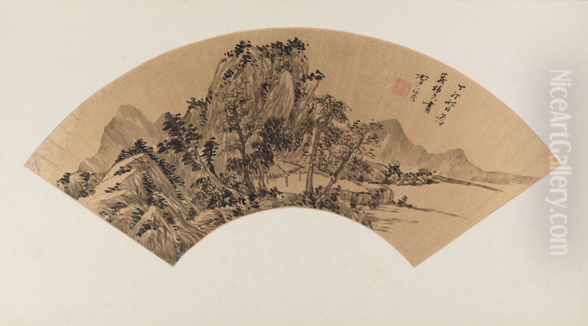 <<li liu fang shan shui shan>> Oil Painting by Li Liufang