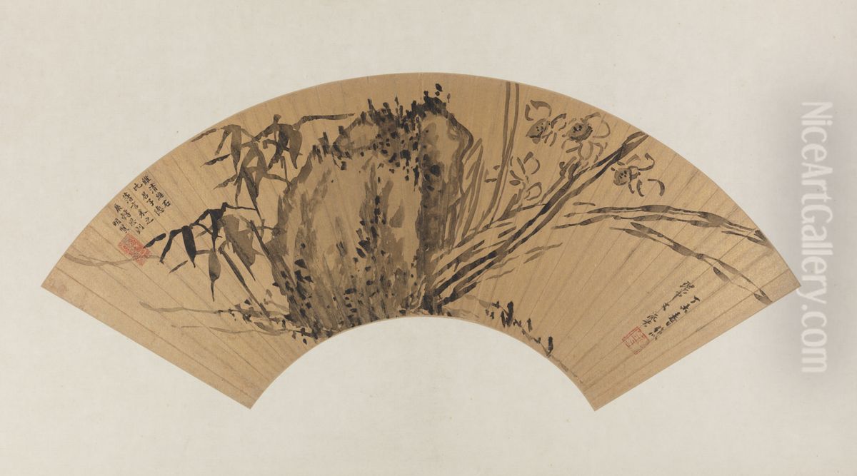 <<li liu fang zhu shi shui xian shan>> Oil Painting by Li Liufang