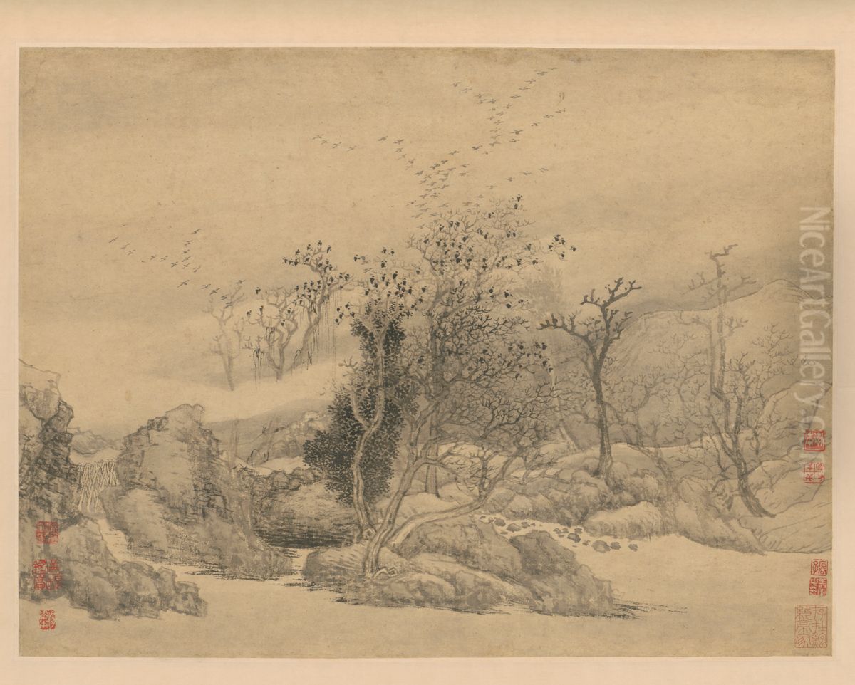 <<wang hui ya zhen tu heng fang ye>> Oil Painting by Wang Hui