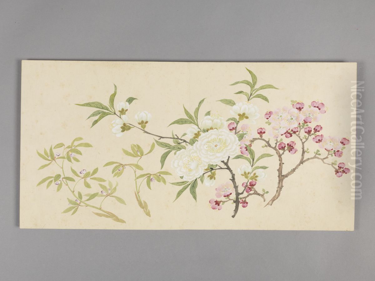 <<dong gao si ji hua hui ce>> Oil Painting by Dong Gao