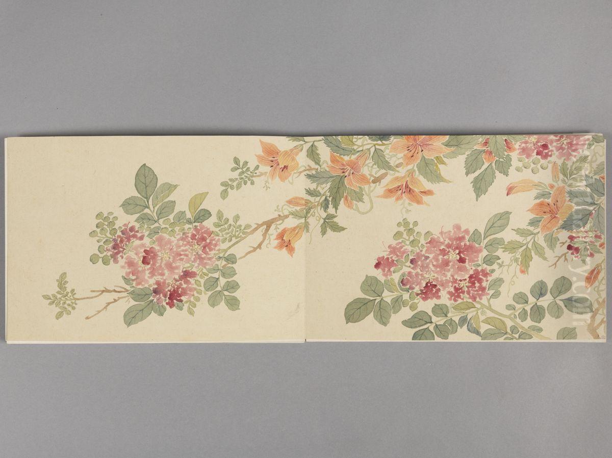 <<dong gao hua hui tu ce>> Oil Painting by Dong Gao