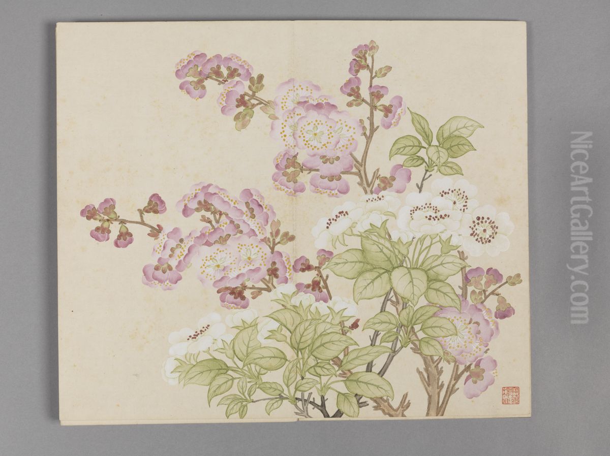 <<dong gao xiu gu cong fang tu ce>> Oil Painting by Dong Gao