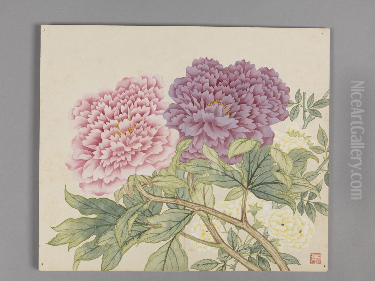 <<dong gao xiu gu cong fang tu ce>> Oil Painting by Dong Gao