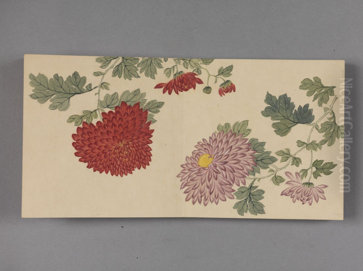 <<dong gao li gu ying chun tu xiao ce>> Oil Painting by Dong Gao