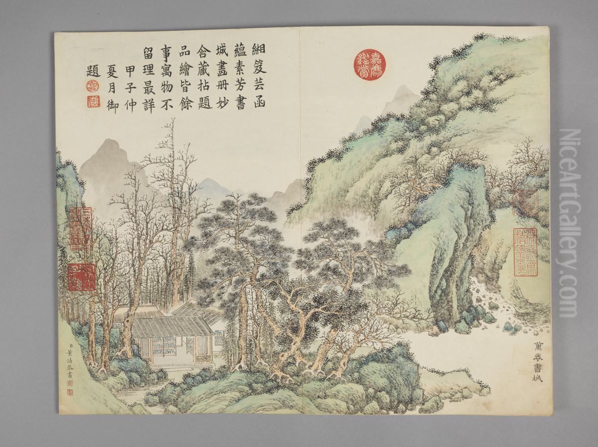 <<dong gao mo zhuang lan sheng tu ce>> Oil Painting by Dong Gao