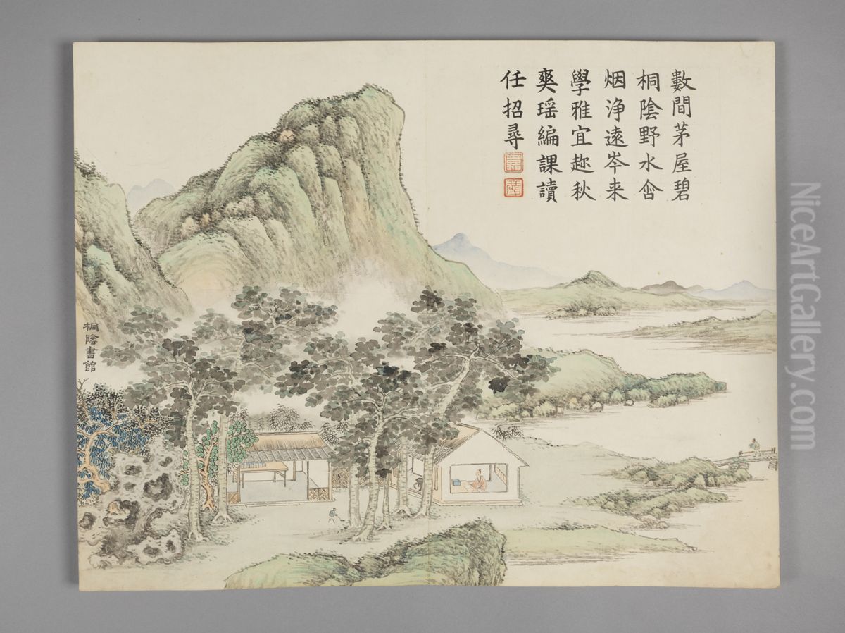 <<dong gao mo zhuang lan sheng tu ce>> Oil Painting by Dong Gao