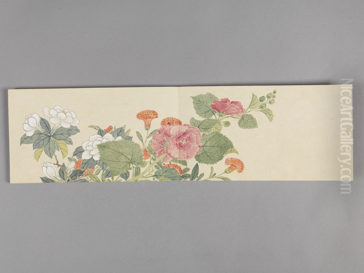 <<dong gao hua hui ce>> Oil Painting by Dong Gao