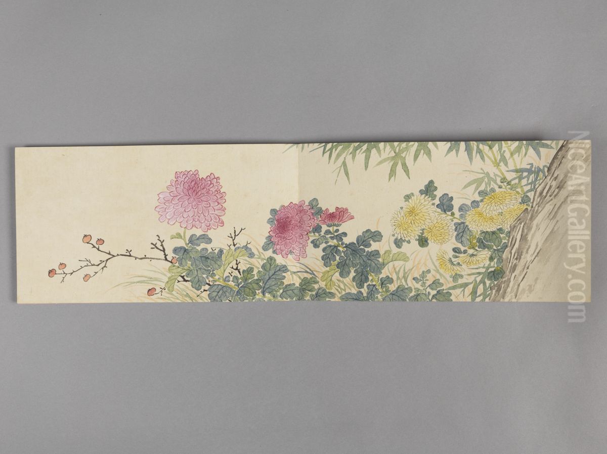 <<dong gao hua hui ce>> Oil Painting by Dong Gao