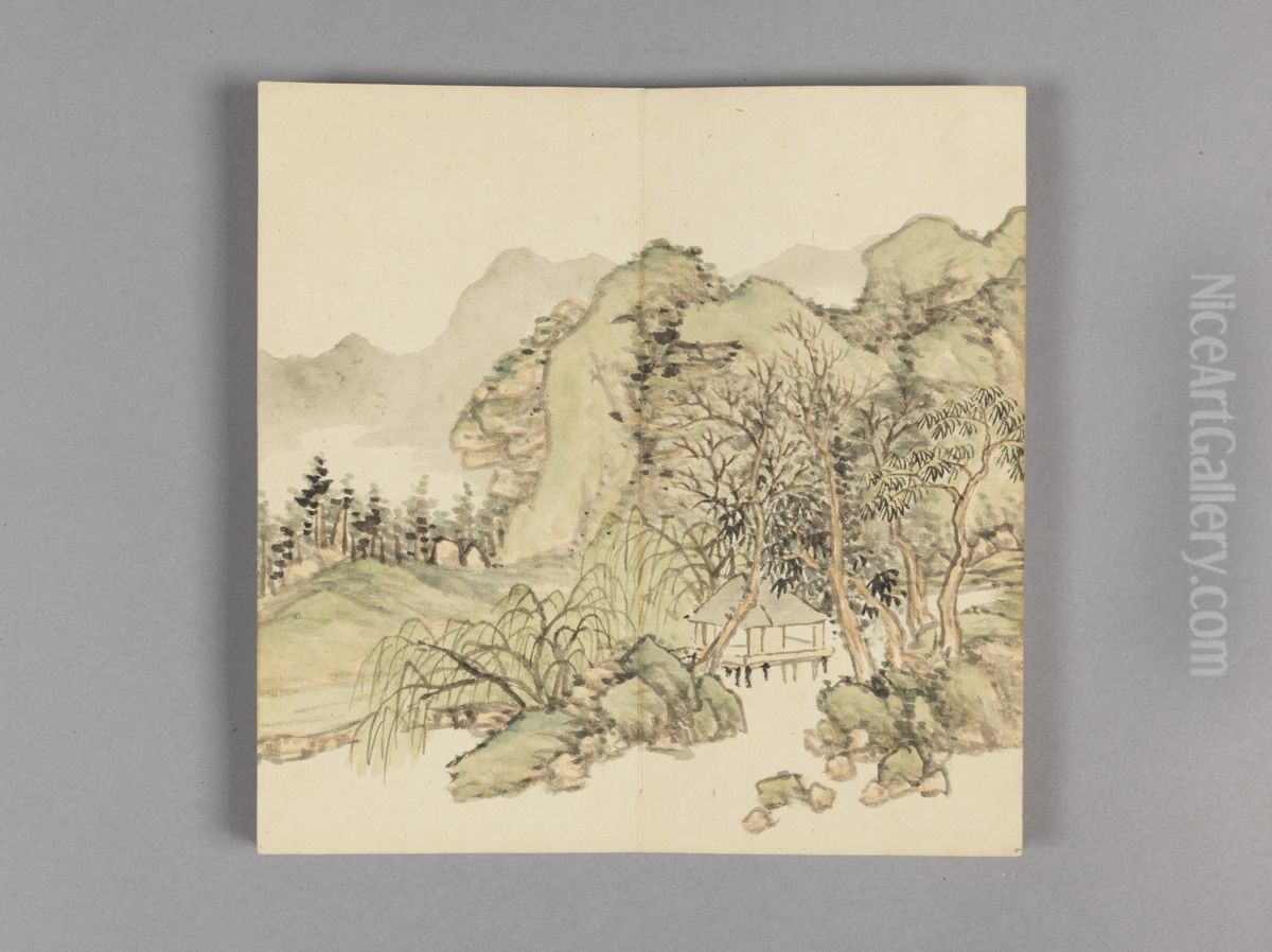 <<dong gao fang song yuan shan shui ce>> Oil Painting by Dong Gao