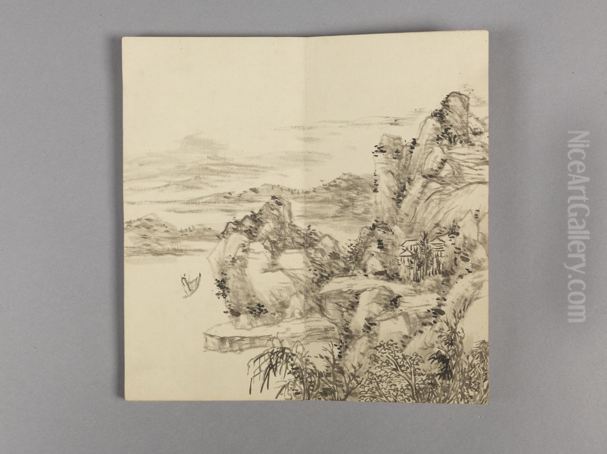 <<dong gao fang song yuan shan shui ce>> Oil Painting by Dong Gao