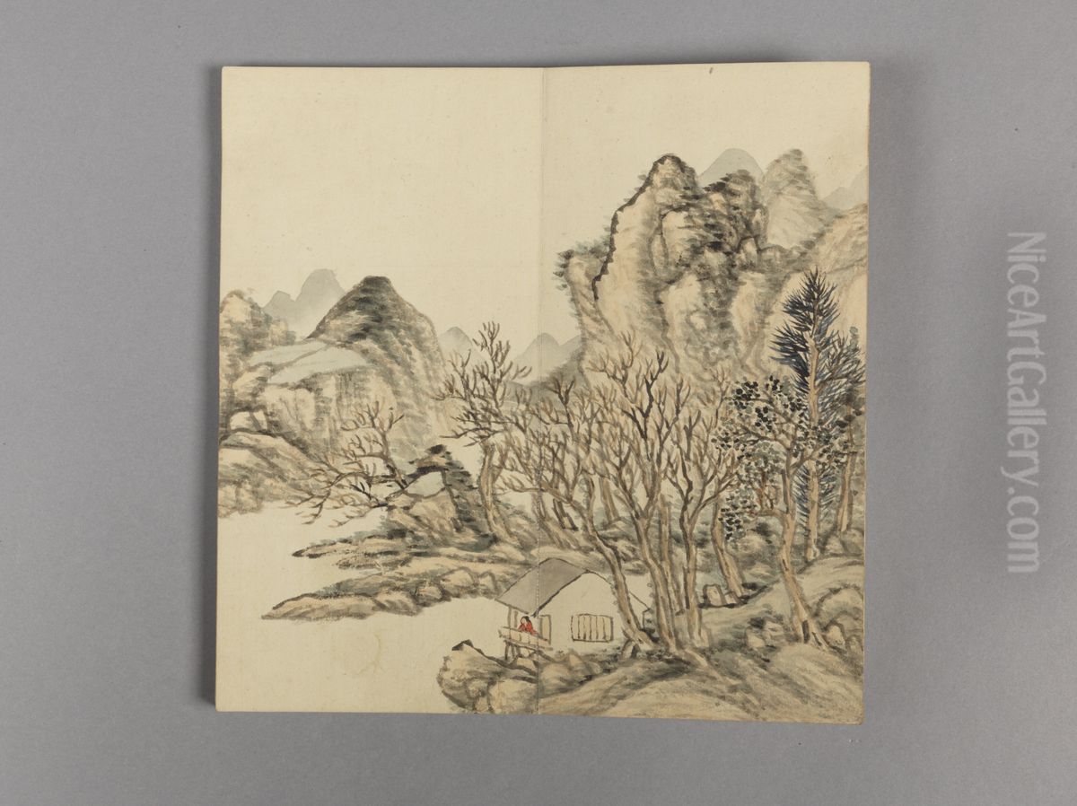 <<dong gao fang song yuan shan shui ce>> Oil Painting by Dong Gao