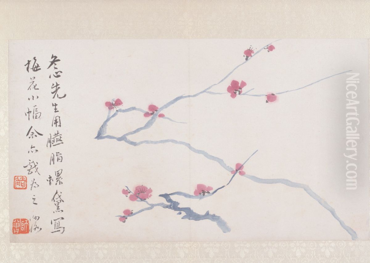 <<chen heng ke shan shui hua hui ce>> Oil Painting by Chen Shizeng