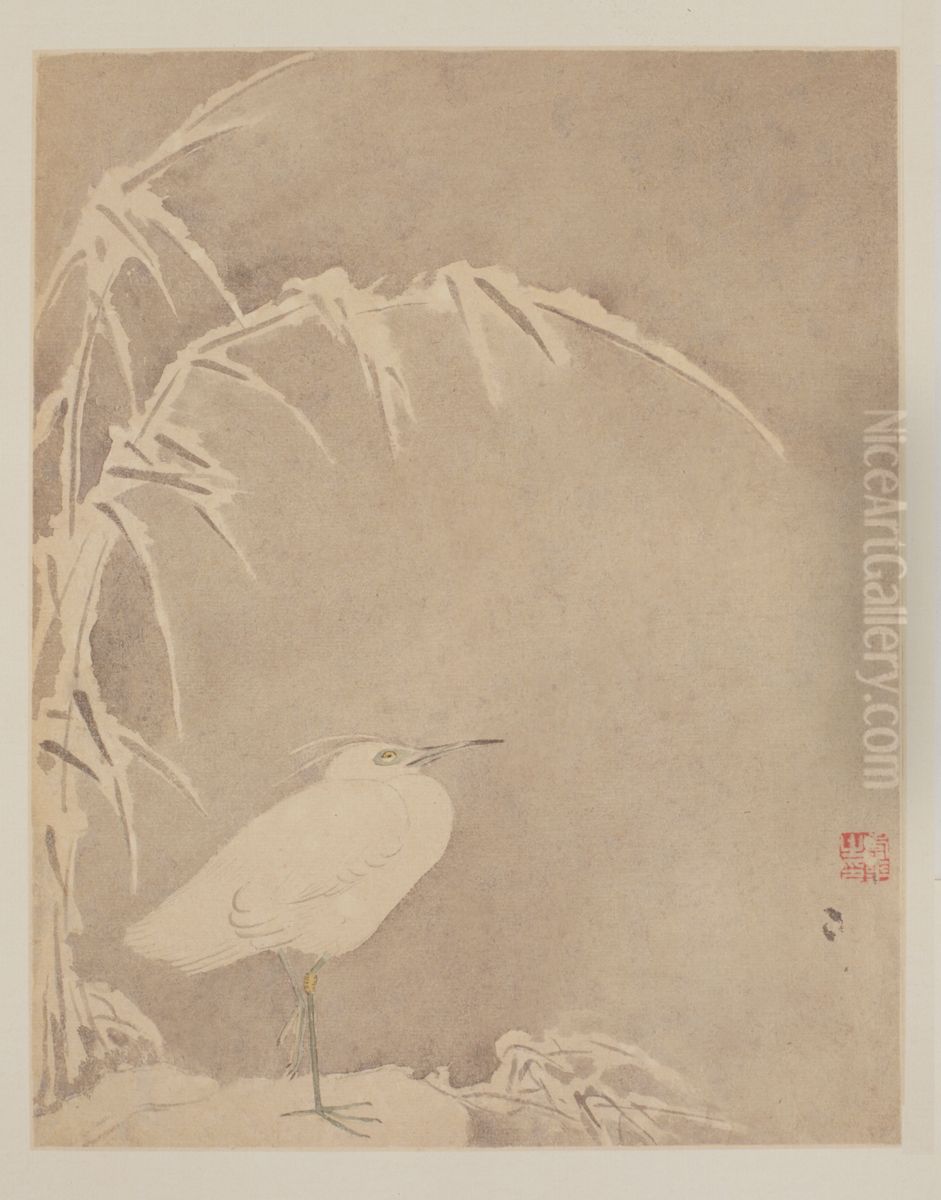 <<yun shou ping hua niao ce>> Oil Painting by Yun Shouping