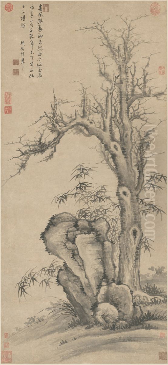 <<xiang sheng mo gu mu zhu shi zhou>> Oil Painting by Xiang Shengmo