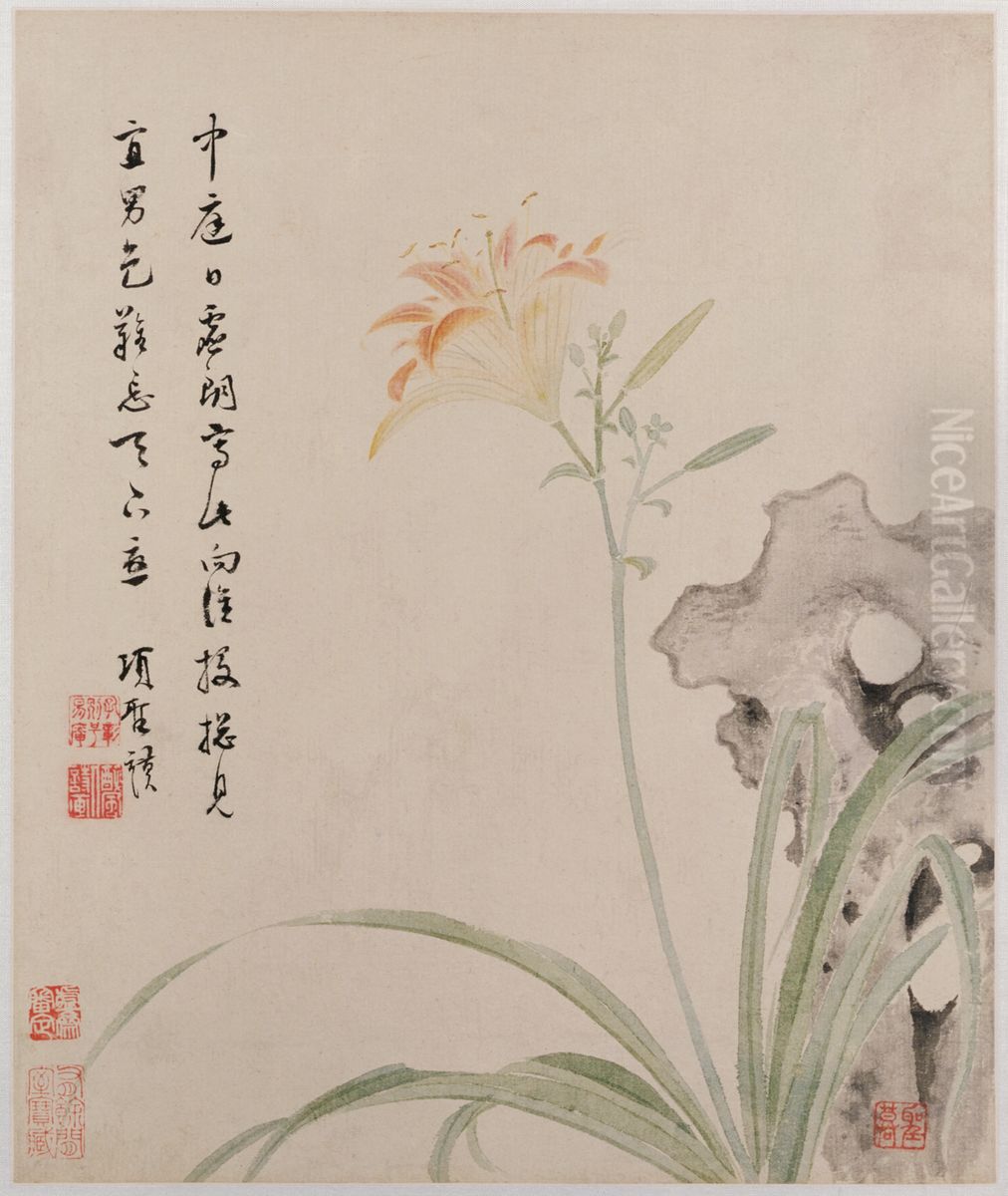 <<xiang sheng mo hua hui cao chong ce>> Oil Painting by Xiang Shengmo