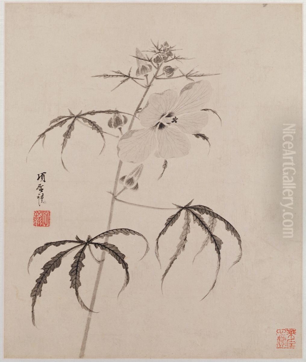 <<xiang sheng mo hua hui cao chong ce>> Oil Painting by Xiang Shengmo