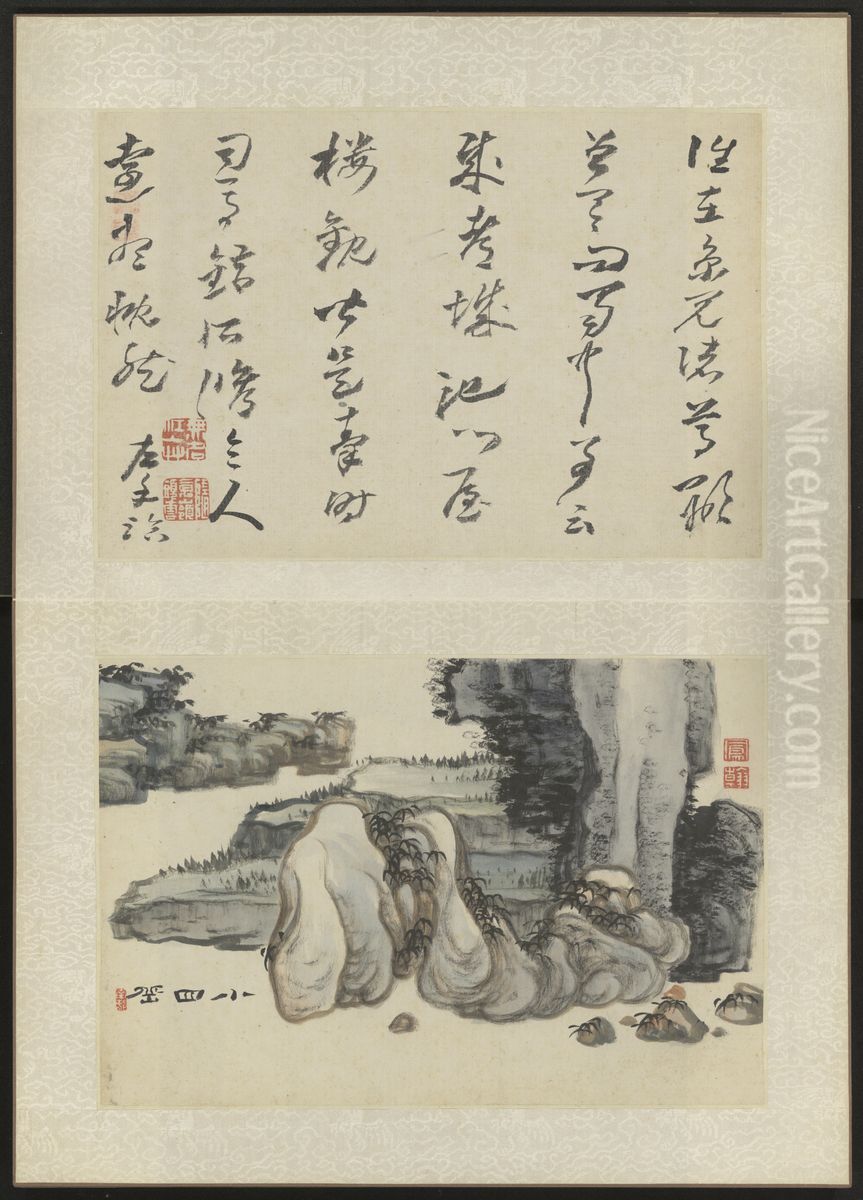 <<gao feng han wo you sheng jing tu ce>> Oil Painting by Gao Fenghan