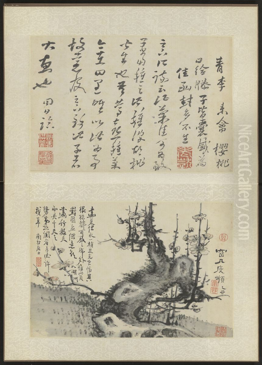 <<gao feng han wo you sheng jing tu ce>> Oil Painting by Gao Fenghan