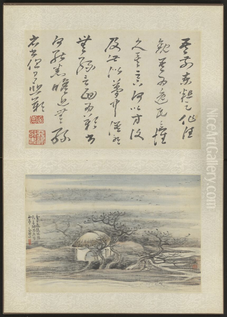 <<gao feng han wo you sheng jing tu ce>> Oil Painting by Gao Fenghan