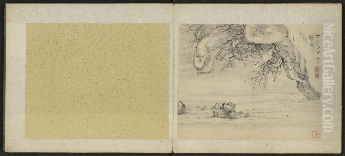 <<gao feng han hua hui tu ce>> Oil Painting by Gao Fenghan