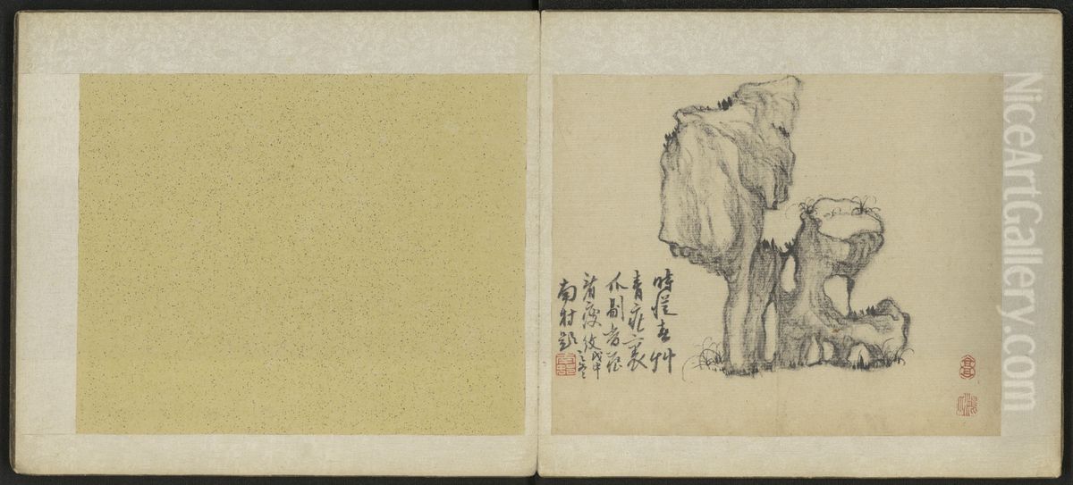 <<gao feng han hua hui tu ce>> Oil Painting by Gao Fenghan