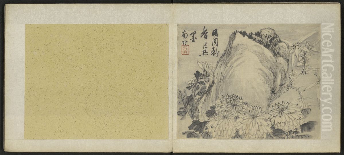 <<gao feng han hua hui tu ce>> Oil Painting by Gao Fenghan