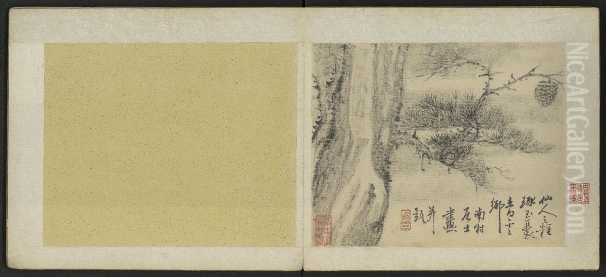 <<gao feng han hua hui tu ce>> Oil Painting by Gao Fenghan