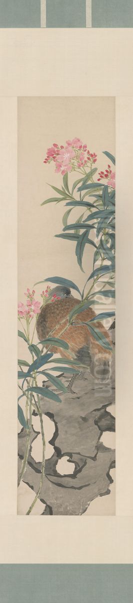 <<ren xiong hua hui ping-jia zhu tao ji>> Oil Painting by Ren Xiong