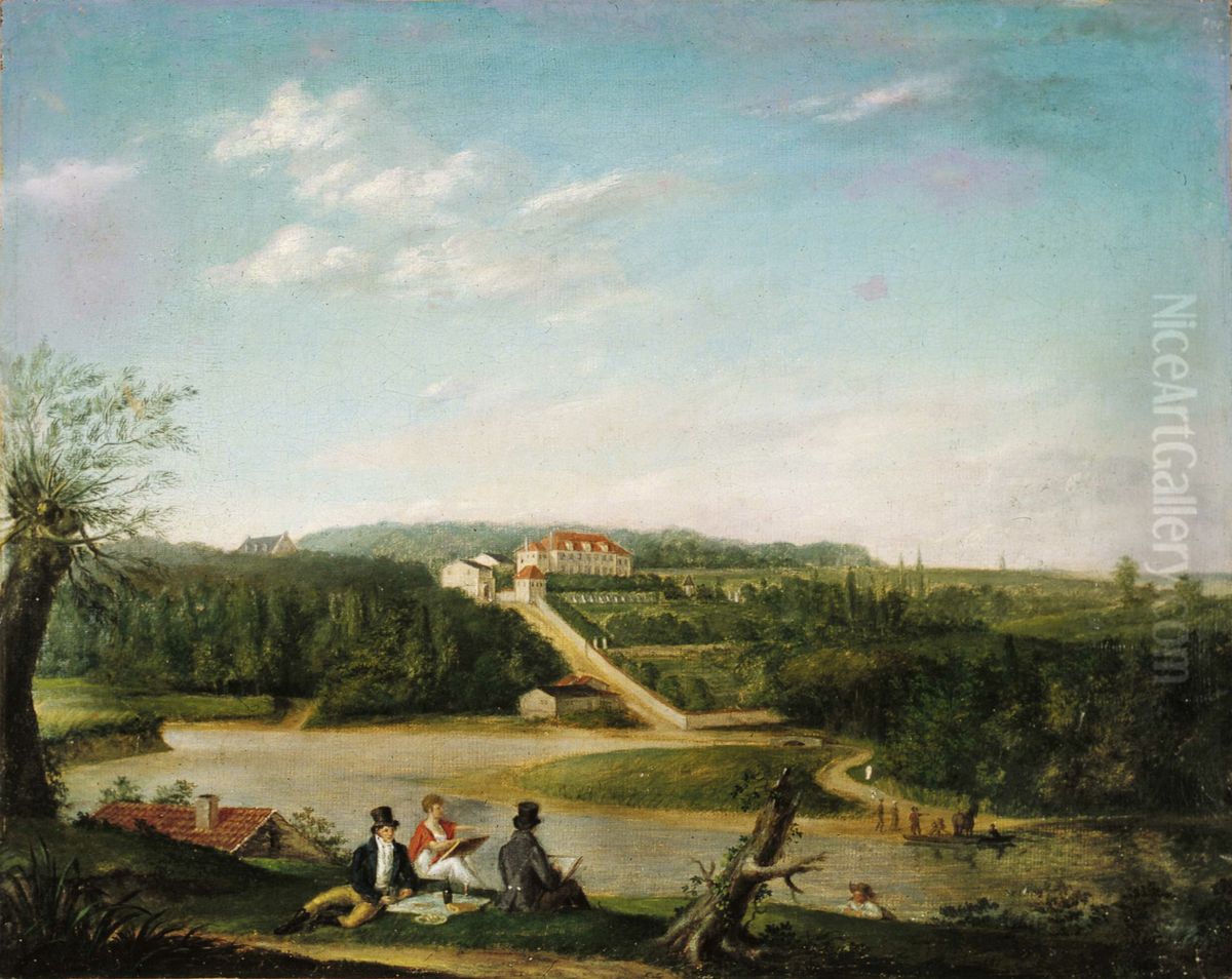 Flateby i Enebakk Oil Painting by Jacob Munch