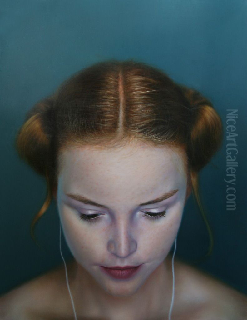 iDeath II Oil Painting by Michal Ozibko