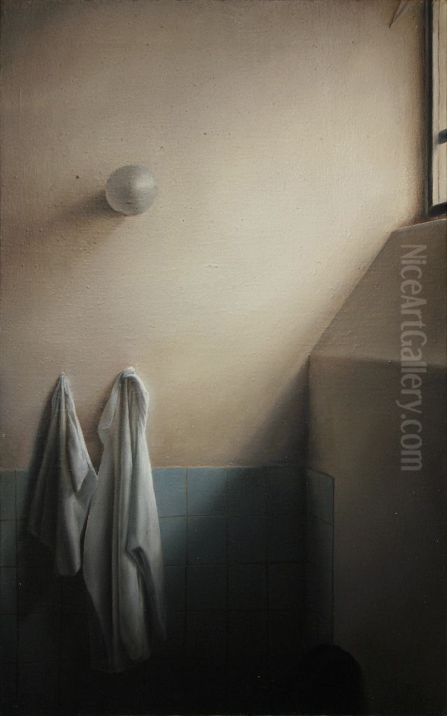 Lonely Oil Painting by Michal Ozibko