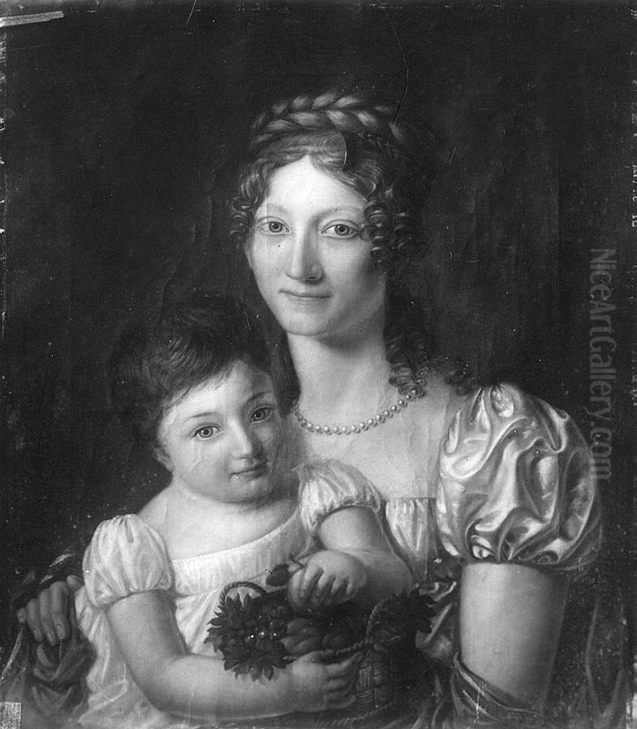 Ragne Mariboe Oil Painting by Jacob Munch