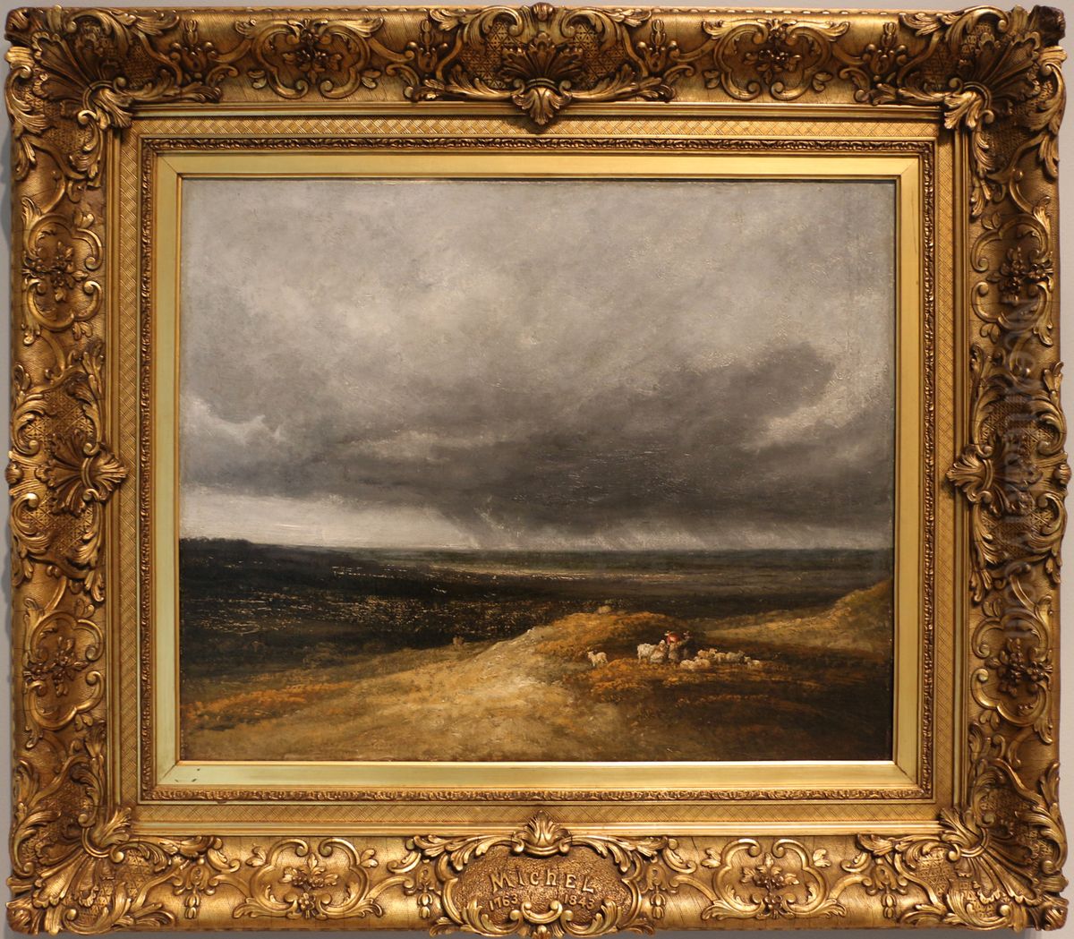 avvicinarsi della tempesta Oil Painting by Georges Michel