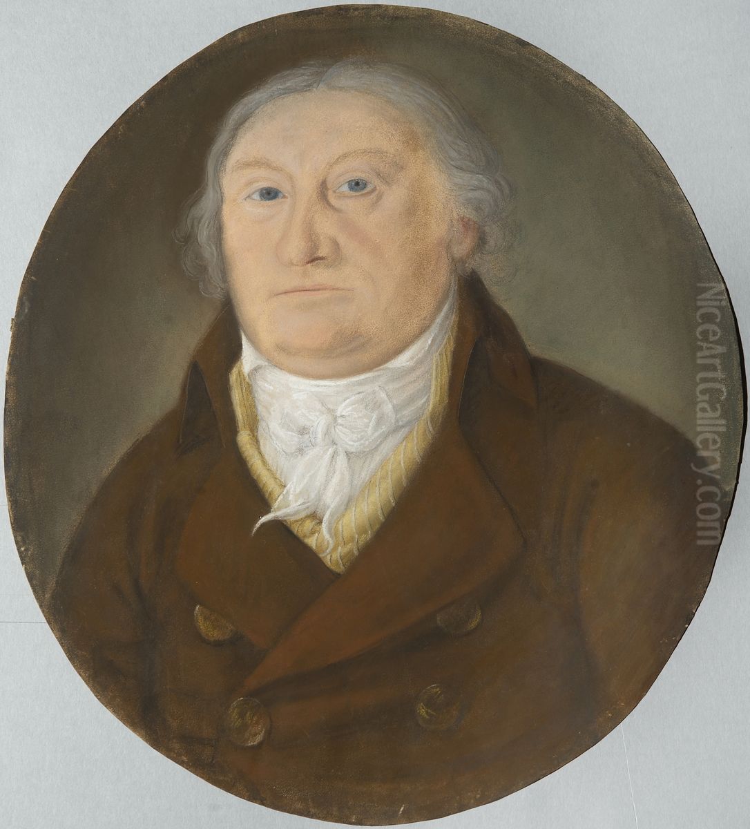 Portrett av Jorgen Ploen Oil Painting by Jacob Munch